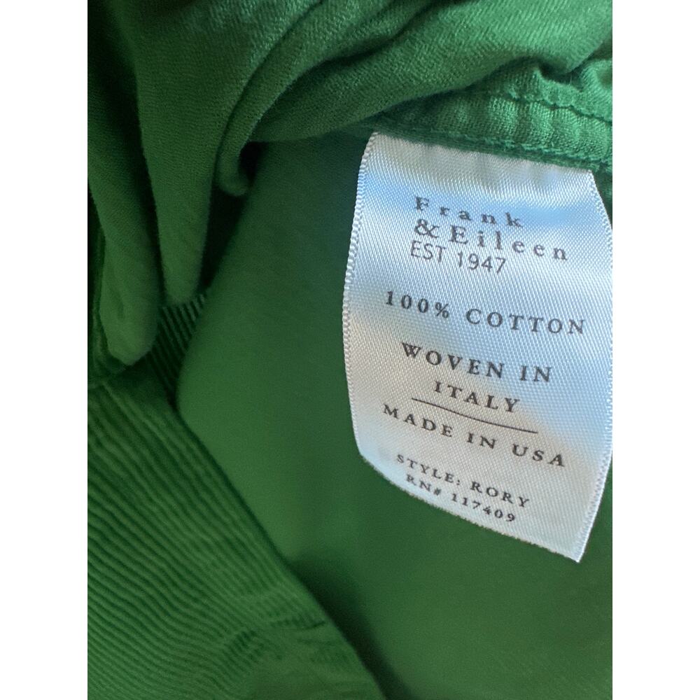 Frank & Eileen Rory Corduroy Midi Shirt Dress Green Size Medium - Picture 11 of 13